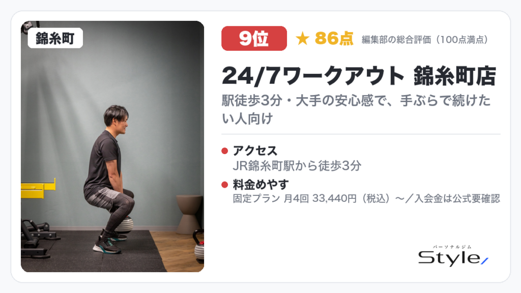 24/7ワークアウト 錦糸町店