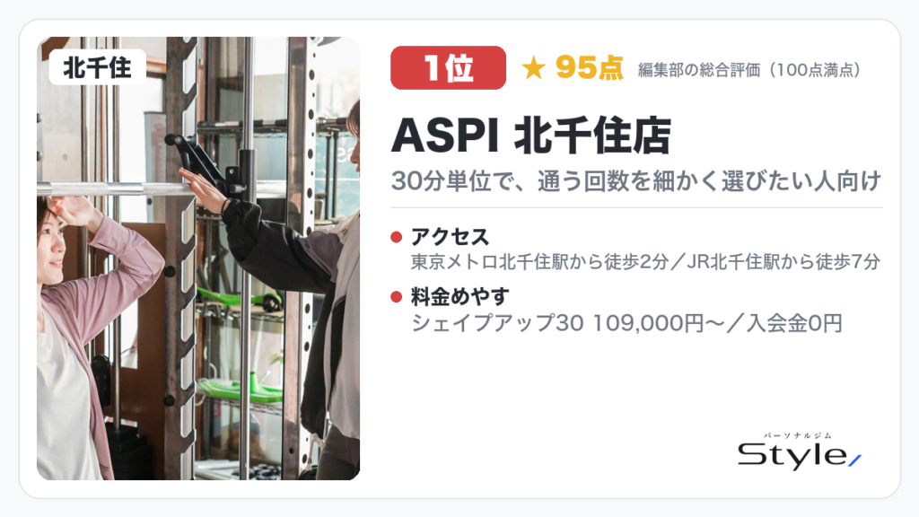 ASPI 北千住店