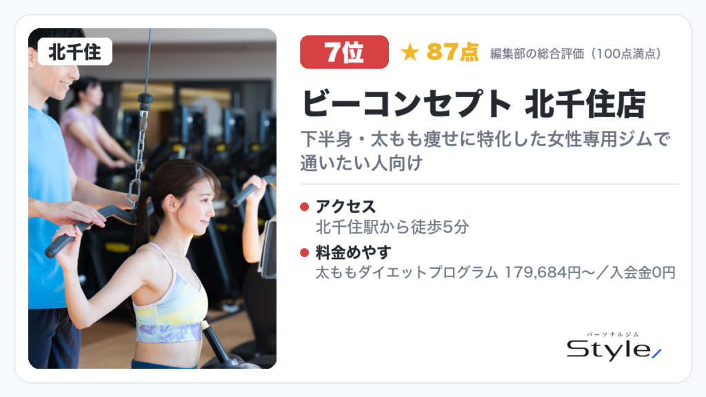 ビーコンセプト 北千住店