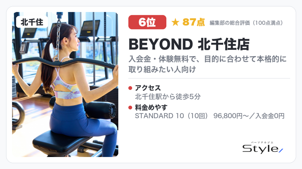 BEYOND 北千住店