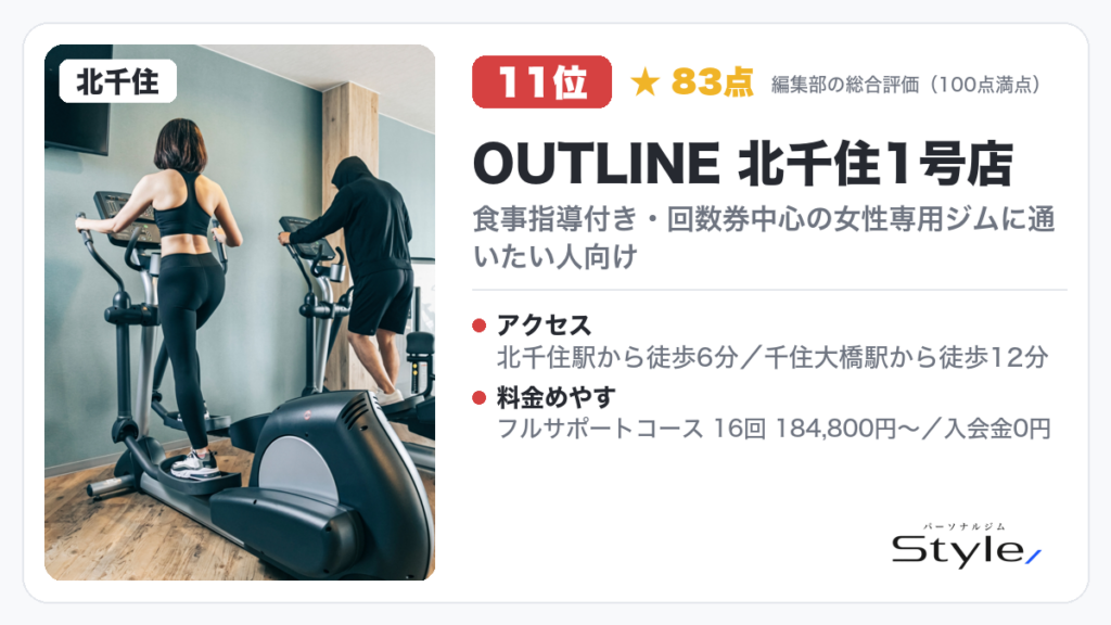 OUTLINE 北千住1号店