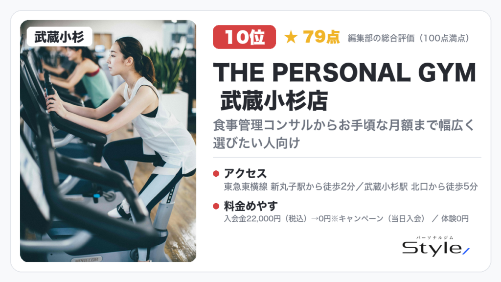 THE PERSONAL GYM 武蔵小杉店