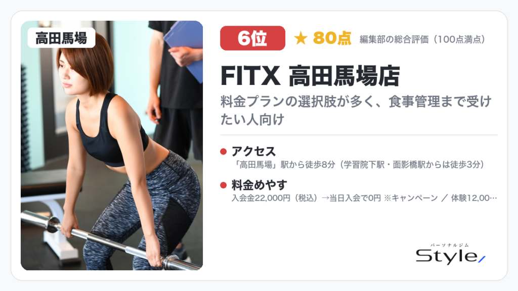 FITX 高田馬場店