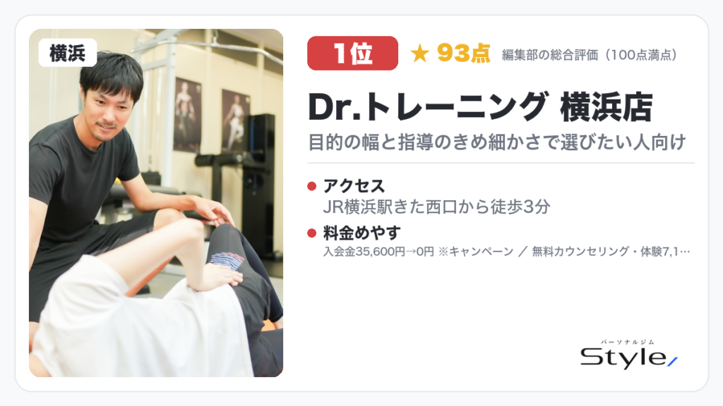 Dr.トレーニング 横浜店