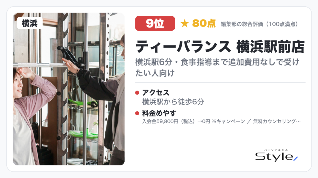 ティーバランス 横浜駅前店