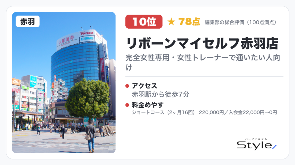リボーンマイセルフ赤羽店