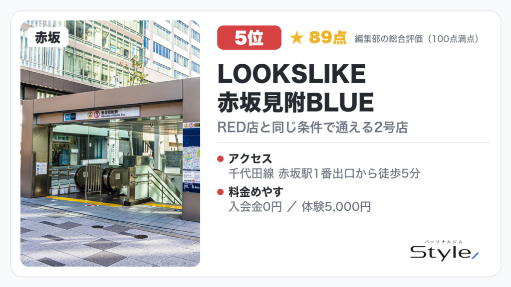 LOOKSLIKE赤坂見附BLUE