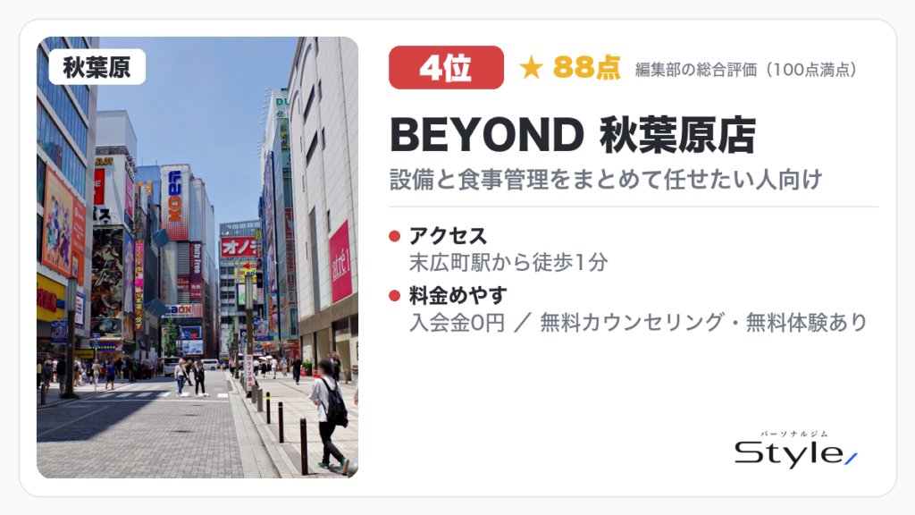 BEYOND 秋葉原店