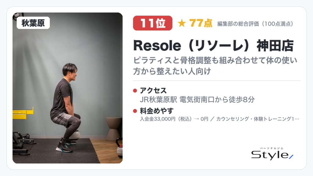 Resole(リソーレ)神田店