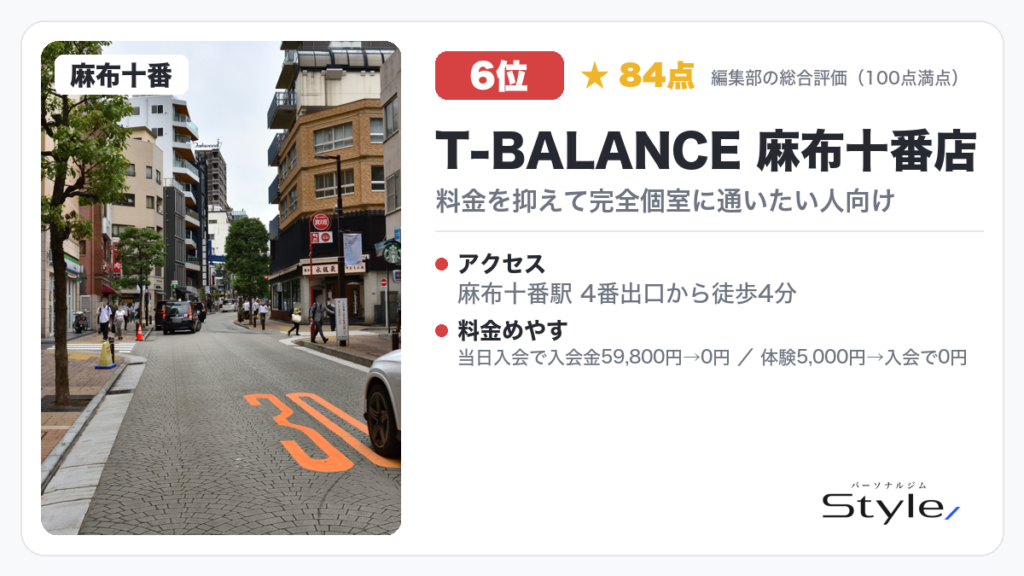 T-BALANCE 麻布十番店