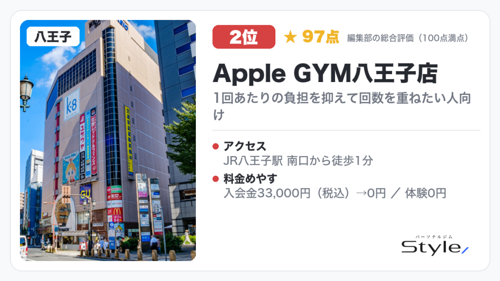 Apple GYM八王子店