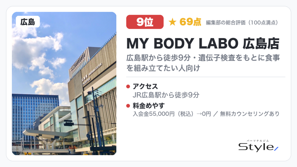 MY BODY LABO 広島店