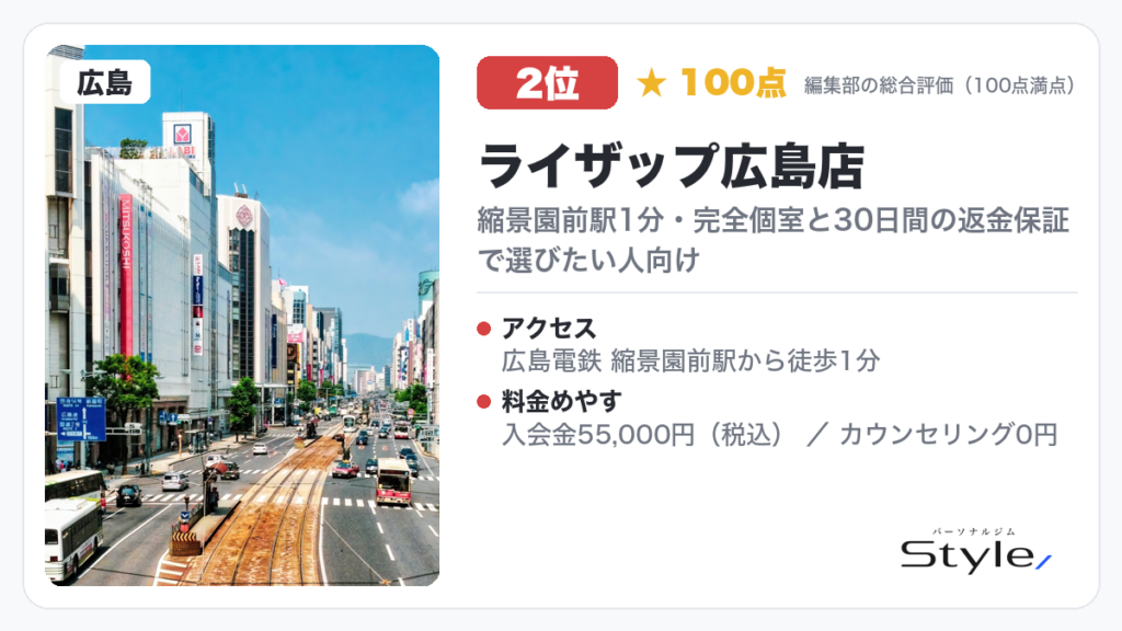 ライザップ広島店