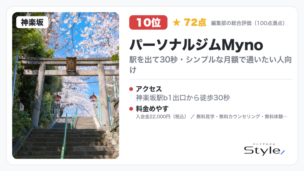 パーソナルジムMyno