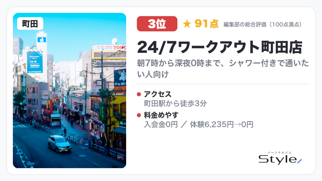 24/7ワークアウト町田店
