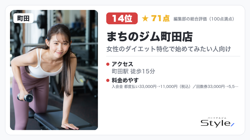 まちのジム町田店