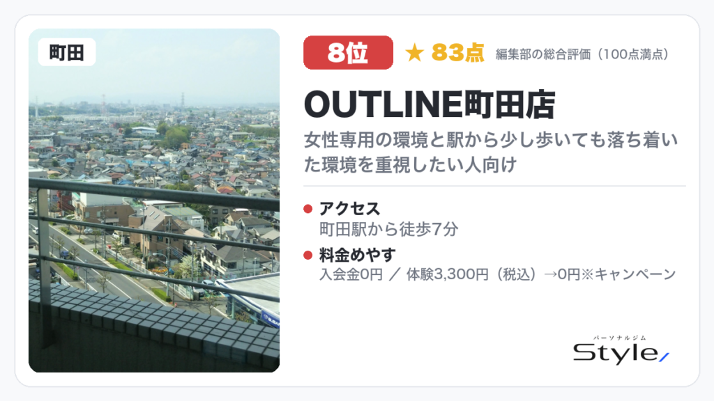 OUTLINE町田店