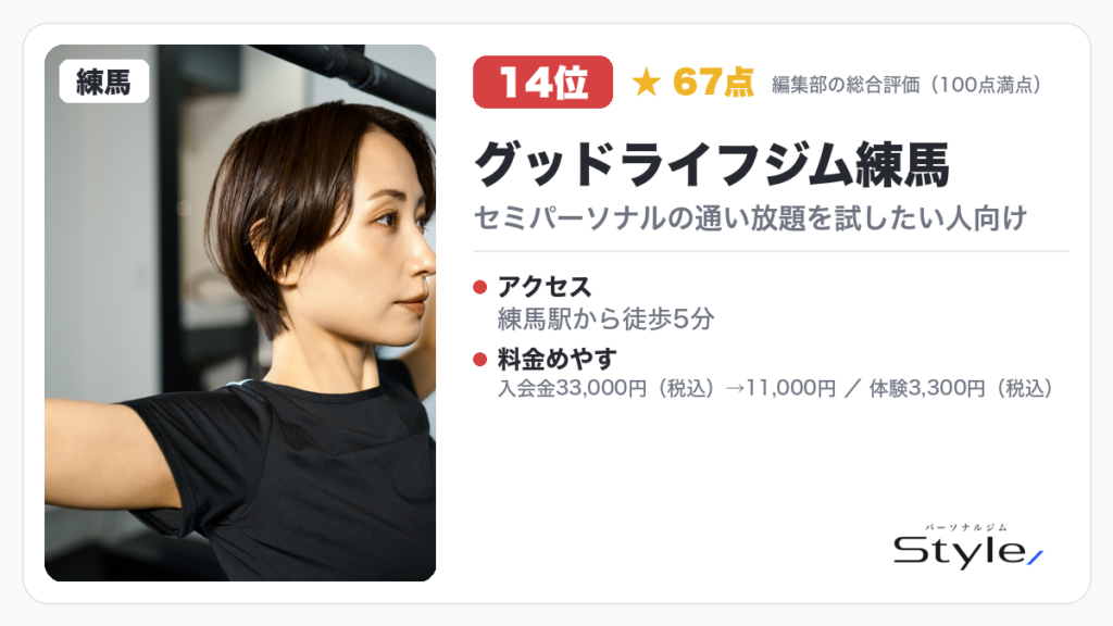 グッドライフジム練馬