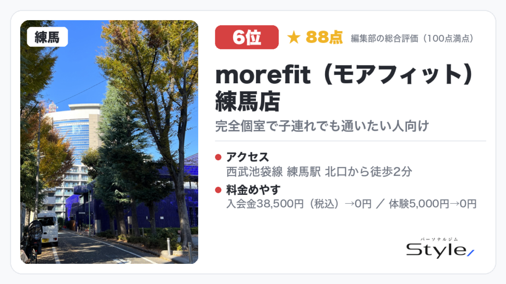 morefit(モアフィット)練馬店