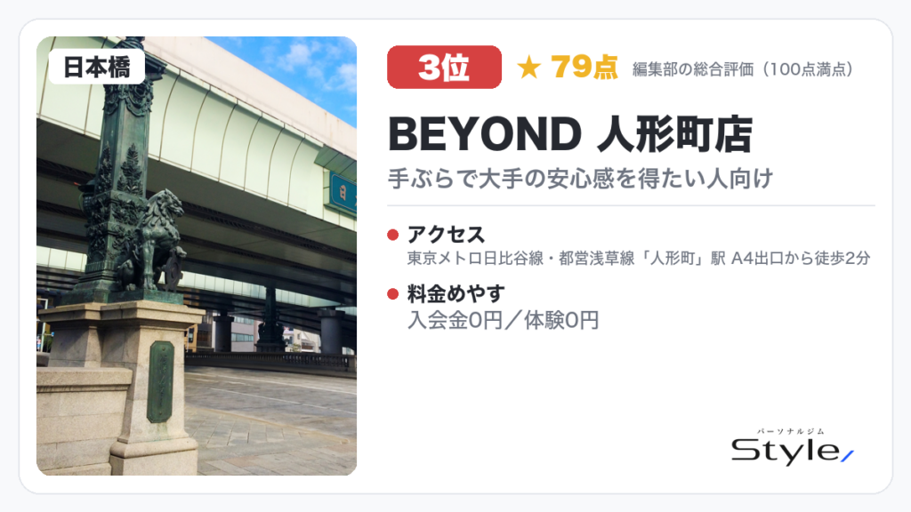 BEYOND 人形町店