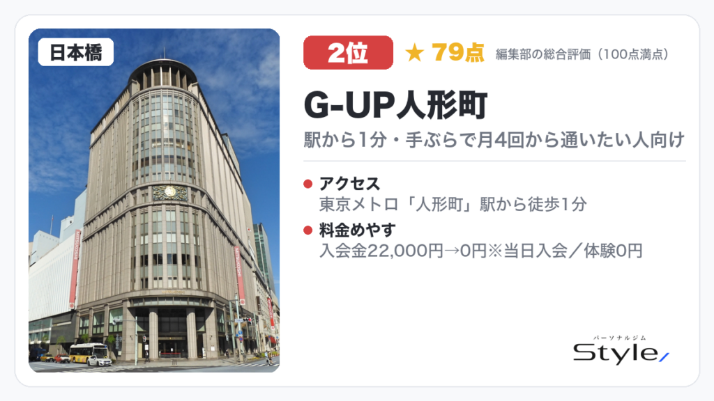 G-UP人形町