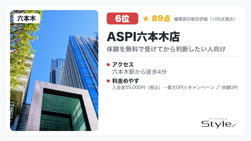 ASPI六本木店
