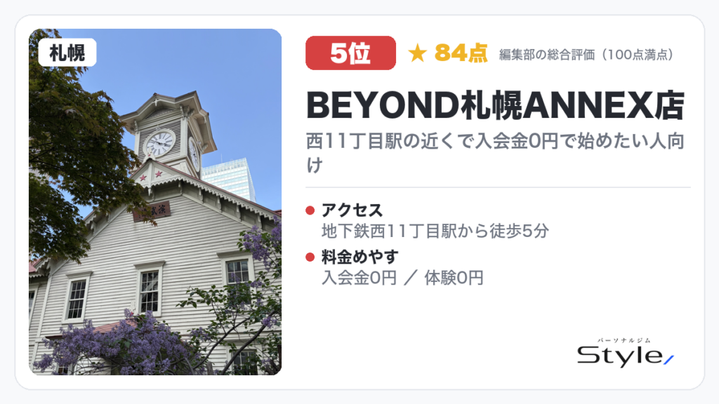 BEYOND札幌ANNEX店