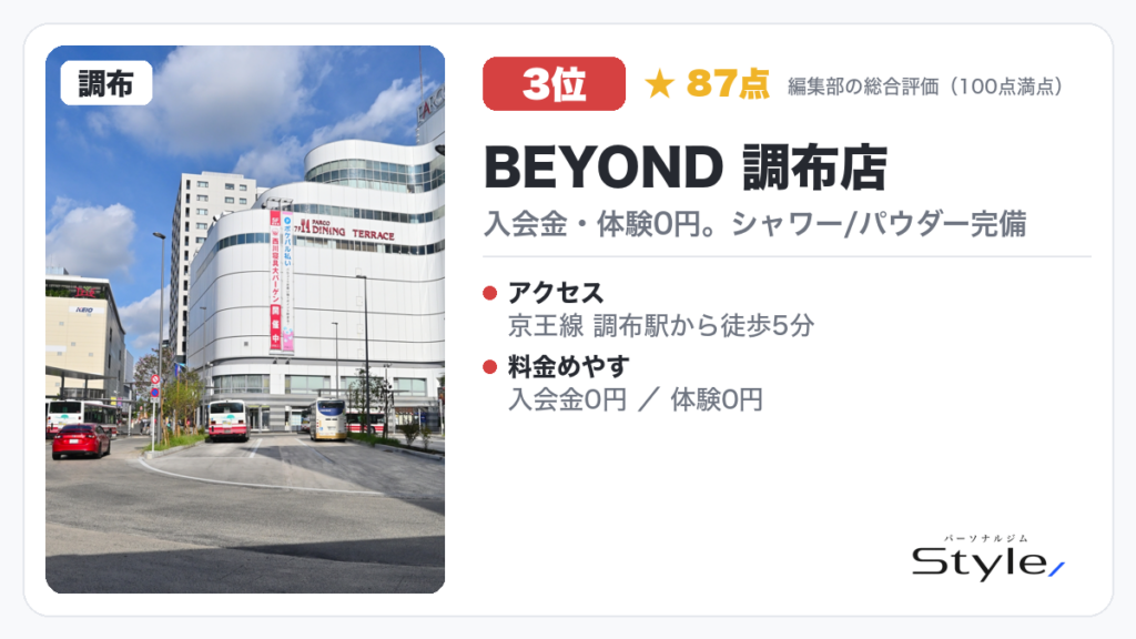 BEYOND 調布店