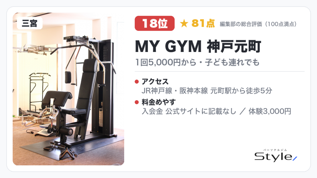 MY GYM 神戸元町