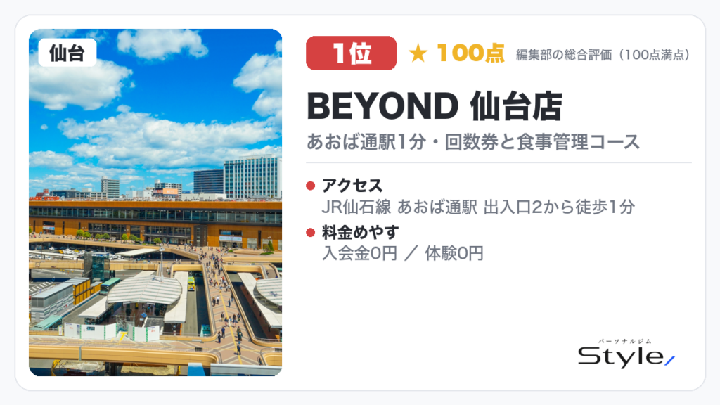 BEYOND 仙台店