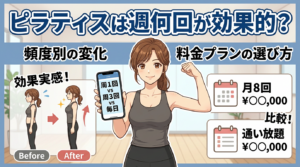 ピラティスは週何回が効果的?頻度別の変化と料金プランの選び方