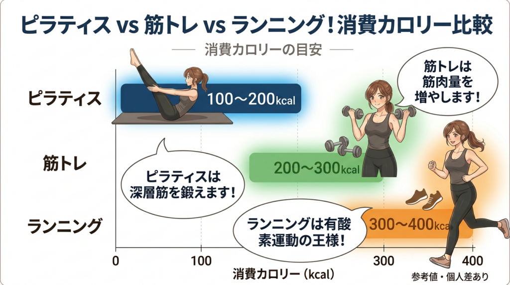 消費カロリー比較
