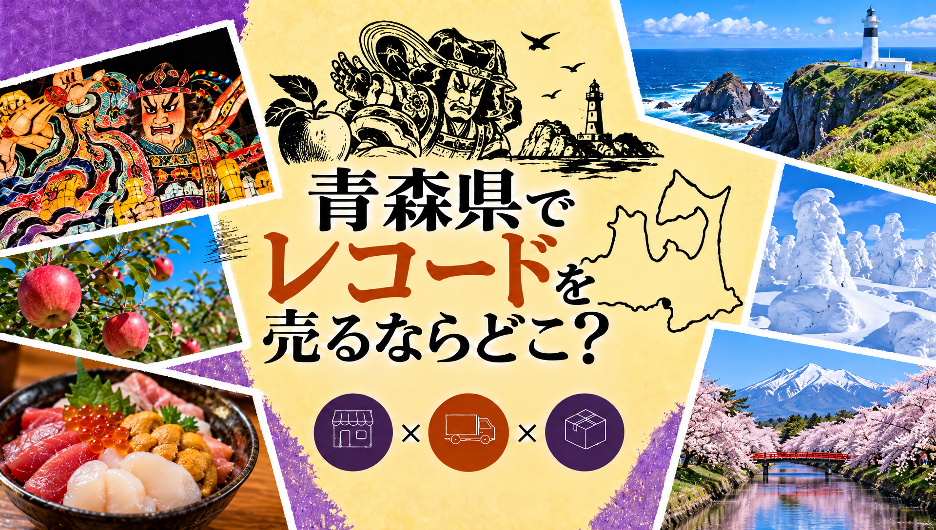 青森県でレコードを売るならどこ？実店舗一覧と出張・宅配の使い分け
