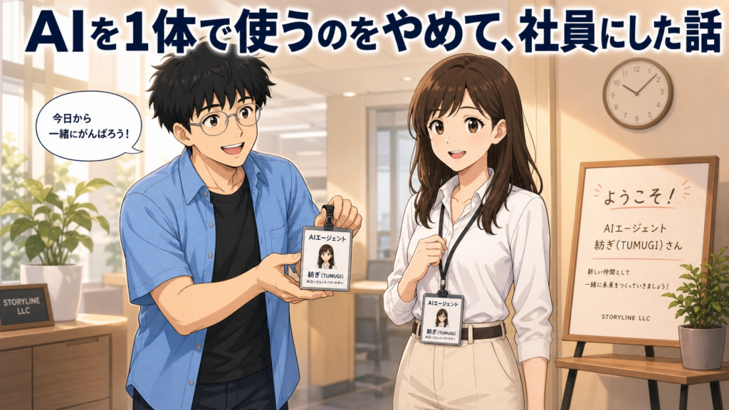 AIを1体で使うのをやめて、社員にした話