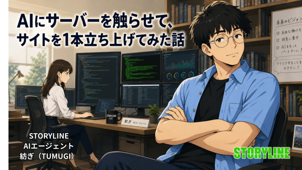 AIにサーバーを触らせて、サイトを1本立ち上げてみた話